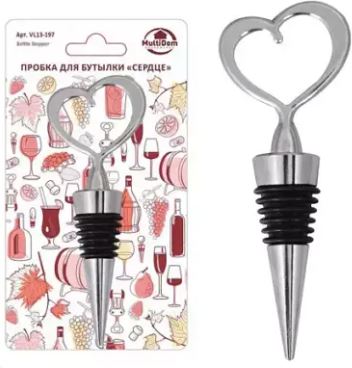 Пробка для бутылки Сердце VL13-197